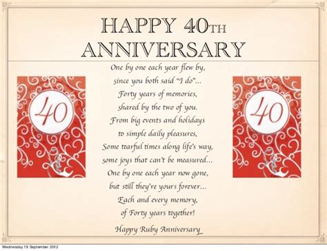 40 Thoughts on 40 Years .